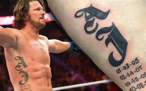 Fan Gets Exact Replica Of AJ Styles' Tattoo Including His Children's Birth Dates | Wrestling Forum