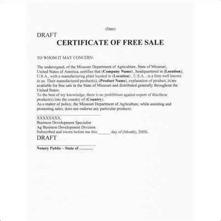 Free Sale Certificate Services in Mumbai,Maharashtra