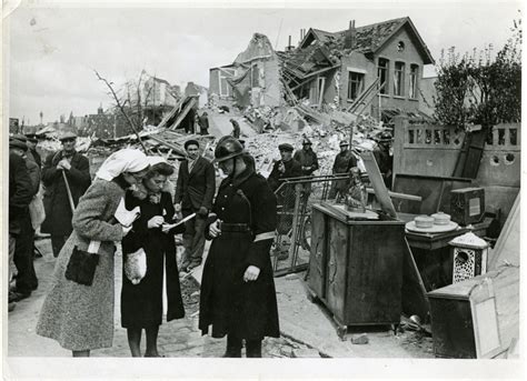 Belgian town after bombing, Belgium | The Digital Collections of the ...