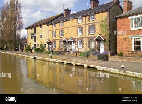 stoke bruerne canal village and museum grand union canal northamptonshire midlands england Stock ...