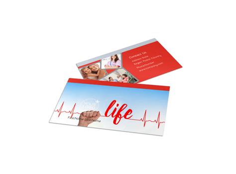 Blood Donation Centers Business Card Template