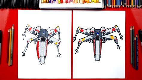 How To Draw An X Wing From Star Wars - Art For Kids Hub