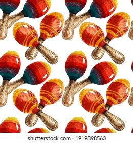 Wooden Maracas Colorful Engraving Style Vector Stock Vector (Royalty Free) 1919898563 | Shutterstock