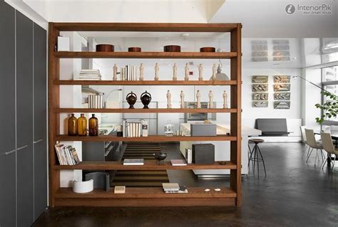 Salas: Utilizar estantes como divisórias - homy Bookshelf Room Divider ...