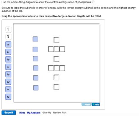 Use The Orbital Filling Diagram To Show The Electron Configuration Of ...