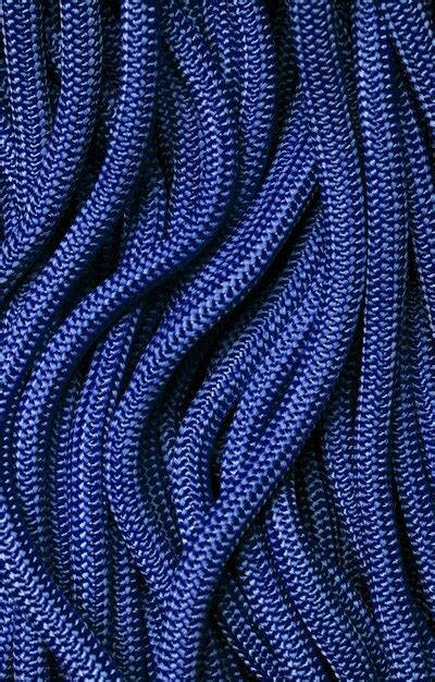 Premium Photo | Blue rope texture background