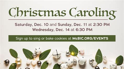 Christmas Caroling 2022 — McBIC • Mechanicsburg Brethren in Christ Church