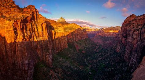 Canyon Overlook Sunrise Zion National Park Photograph by Scott McGuire