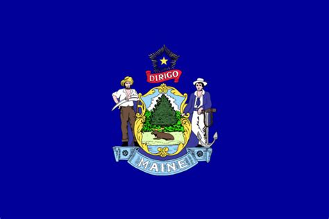 Free picture: state flag, Maine