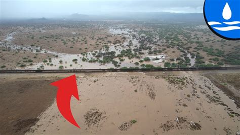 Video - Flash Flood at Border Wall outside San Diego - Tropical Storm Kay