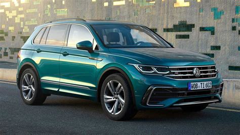 2022 Volkswagen Tiguan debuts with familial facelift, more safety tech