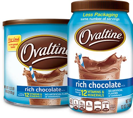 Rich Chocolate Ovaltine in 2019 | Chocolate milk powder, Malted milk ...