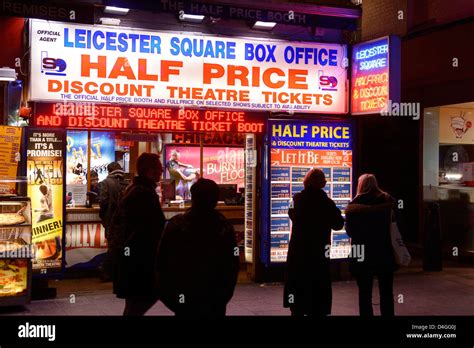 Discount Theatre Ticket booth at Leicester Square London UK Stock Photo ...