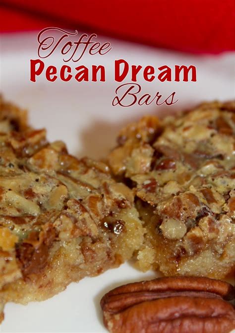 Living on Cloud Nine: TOFFEE PECAN DREAM BARS