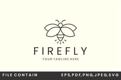 Vector Firefly Linear Style Logo Graphic by SD22 · Creative Fabrica