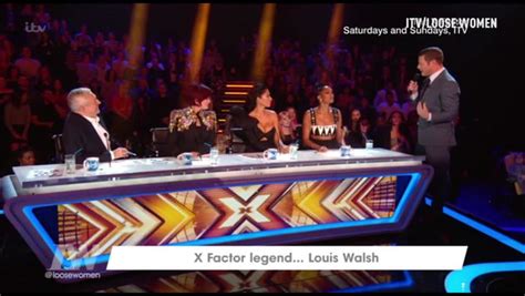 X Factor judge Louis Walsh makes a sly dig at Cheryl as he reveals why ...