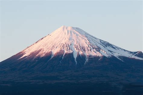 4K, landscape, snowy mountain, snowy peak, mountain top, Mount Fuji ...