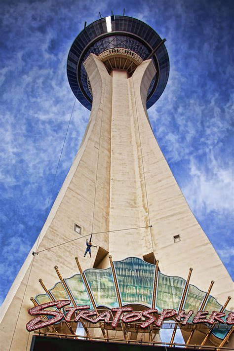 Skyjump From The Stratosphere Tower Las Vegas #2 Photograph by Tatiana ...