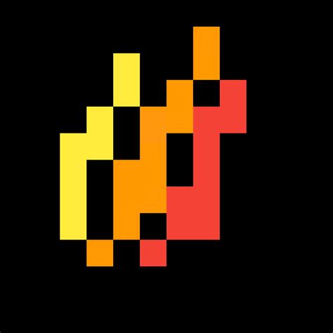 PrestonPlayz Pixel Fire Logo