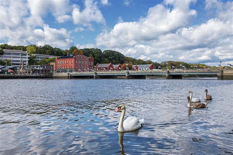 Downtown Westport Connecticut Bridge Photograph by Stephanie McDowell