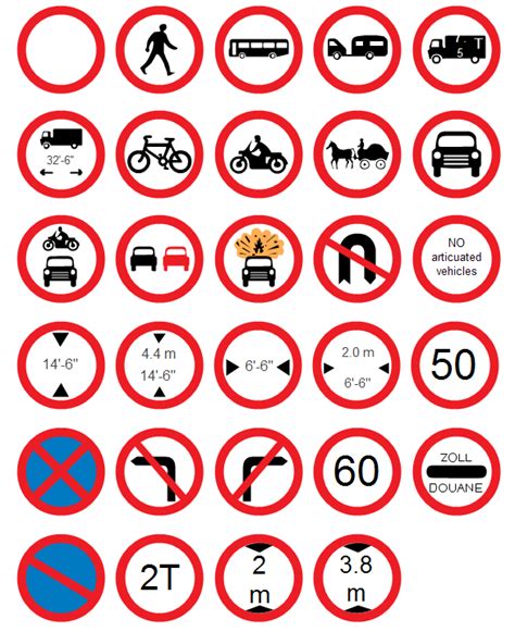 Road Signs - Vector Graphics