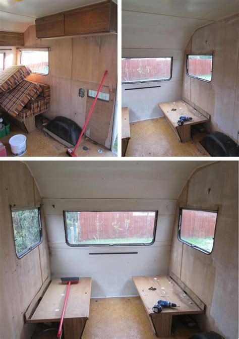 My little vintage caravan project ~ Clearing out the old… | Vintage ...