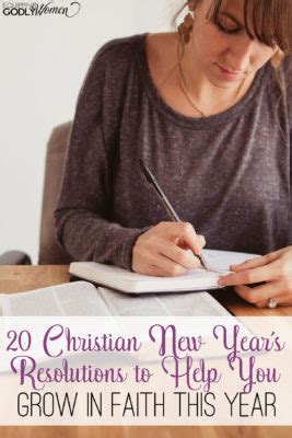 Looking for Christian New Year's Resolutions Ideas? Try these!