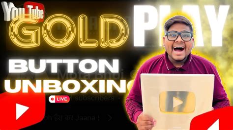 UNBOXING GOLDEN PLAY BUTTON ️🔥|| And Thoda Celebration 🎉😍|| #motabhoi # ...