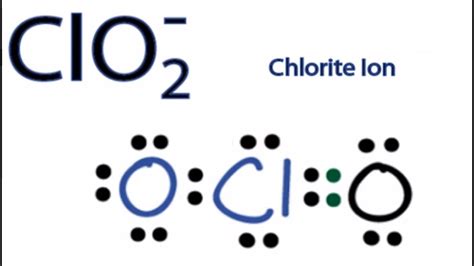 ClO2- Lewis Structure - How to Draw the Lewis Structure for ClO2- (Chlorite Ion) - YouTube