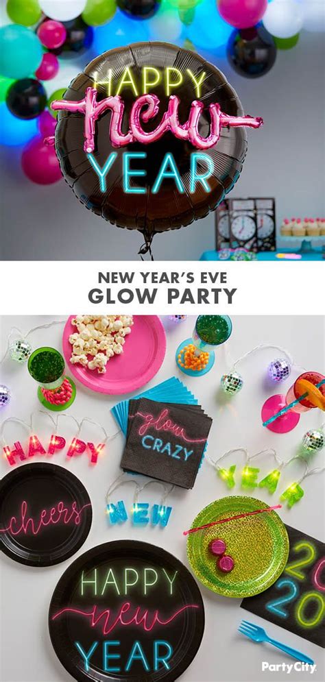 Neon Glow Party to Celebrate New Year's Eve