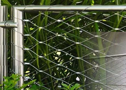 Flexible X-Tend Ferruled Stainless Steel Rope Mesh Netting For Balcony Balustrade