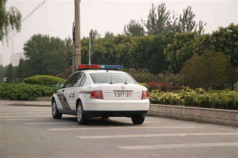 Chinese Police Car Free Stock Photo - Public Domain Pictures