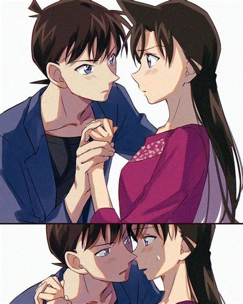 🌸 Detective Conan 🌸 ️ Shinichi and Ran ️ #detectiveconan #meitanteiconan #kudoshinichi # ...