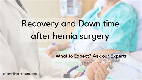 Hernia Surgery Recovery Time | Down Time after Surgery | Chennai Laser Gastro