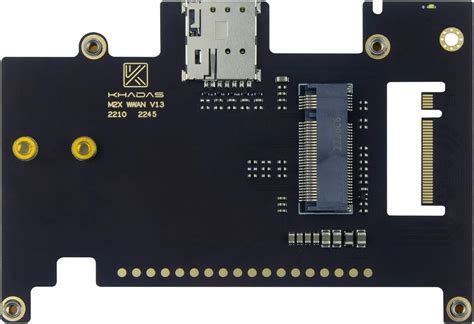 Buy Khadas M2X WWAN Extension Board with M.2 Slot for Adding a 4G/5G LTE Module Support Nano-SIM ...