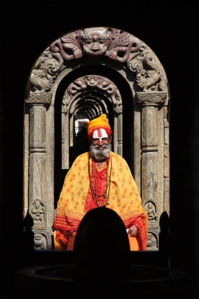 Holy man at Pashupati Temple Kathmandu Nepal - Uncategorized - Photo.net