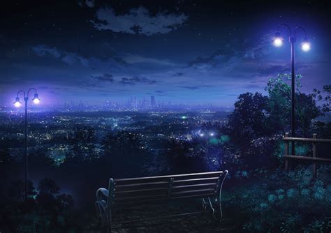 Hình nền Anime Night - Top Những Hình Ảnh Đẹp