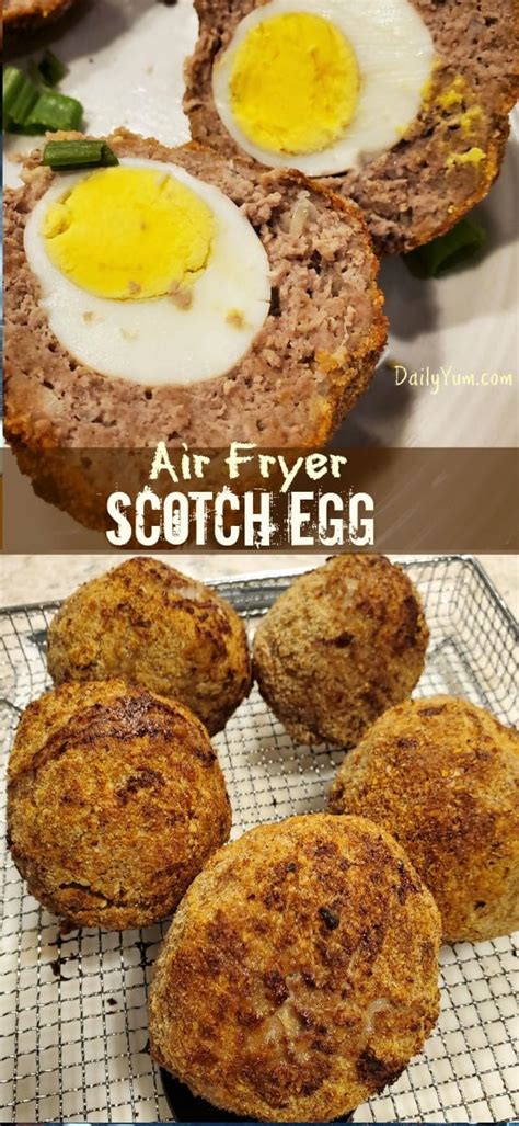 Air Fryer Scotch egg Recipe - Daily Yum