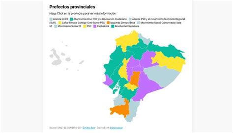 Ecuador | Nuevo mapa político: se impone Revolución Ciudadana en las ...