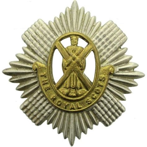 WW2 Royal Scots (Scottish) Regiment Cap Badge