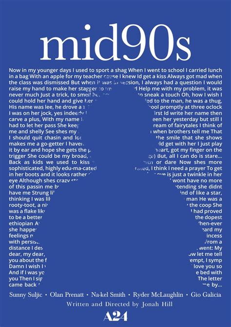 mid90s Poster | Film poster design, Graphic design inspiration ...