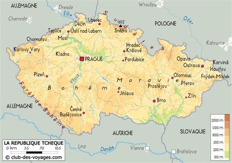 République tchèque carte du monde » Voyage - Carte - Plan