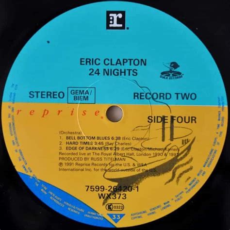 Eric Clapton ‎– 24 Nights