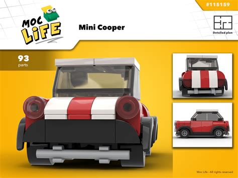 LEGO MOC Mini Cooper by MocLife | Rebrickable - Build with LEGO