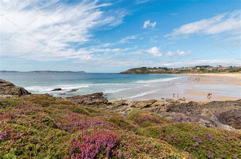 Summer beach in galicia spain containing sea, coast, and beach | Nature Stock Photos ~ Creative ...