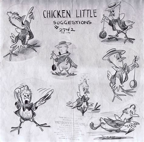 Chicken Little Concept Art | Old cartoon characters, Concept art ...