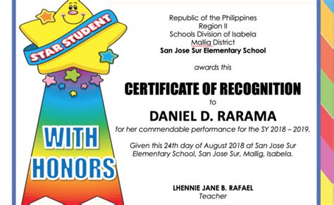 Recognition Editable Deped Certificate Of Recognition Template 2020 Free To Download And Print ...