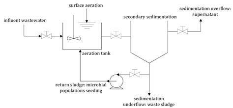 Process flow diagram for the activated sludge process | Download Scientific Diagram