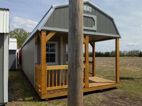 12'x32' Deluxe Lofted Barn Cabin by Derksen Portable Buildings ...