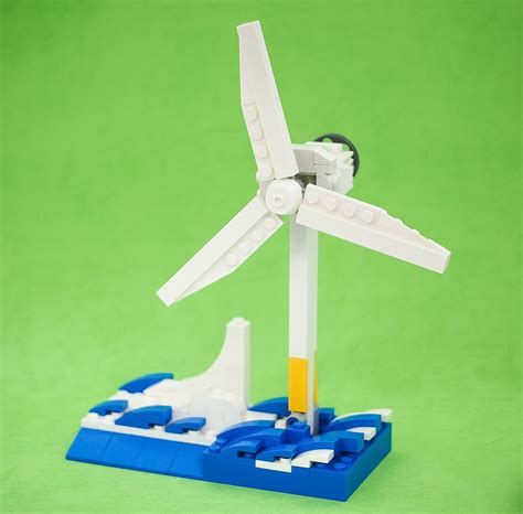 wind farm on the ocean | Wind farm, Micro lego, Farm